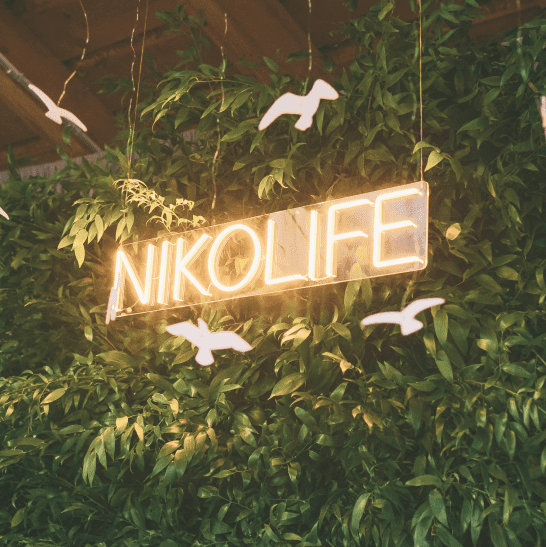 Nikolife — neon sign